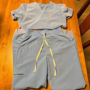 Figs women ceil blue set XS